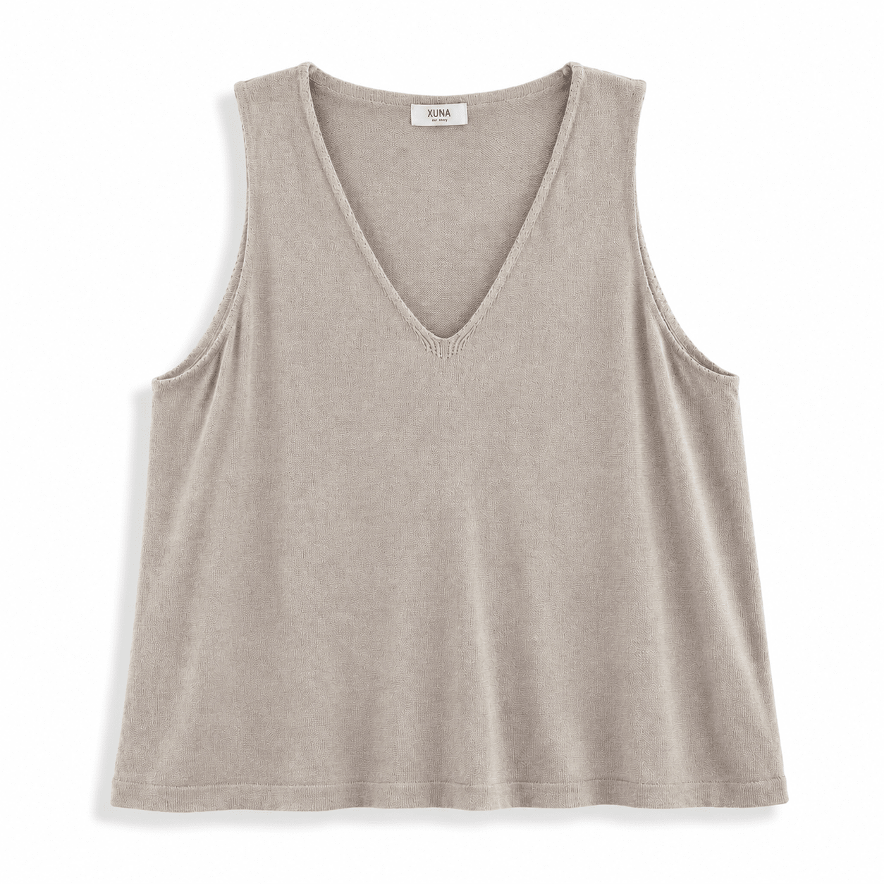 Feinstrick Top in Beige