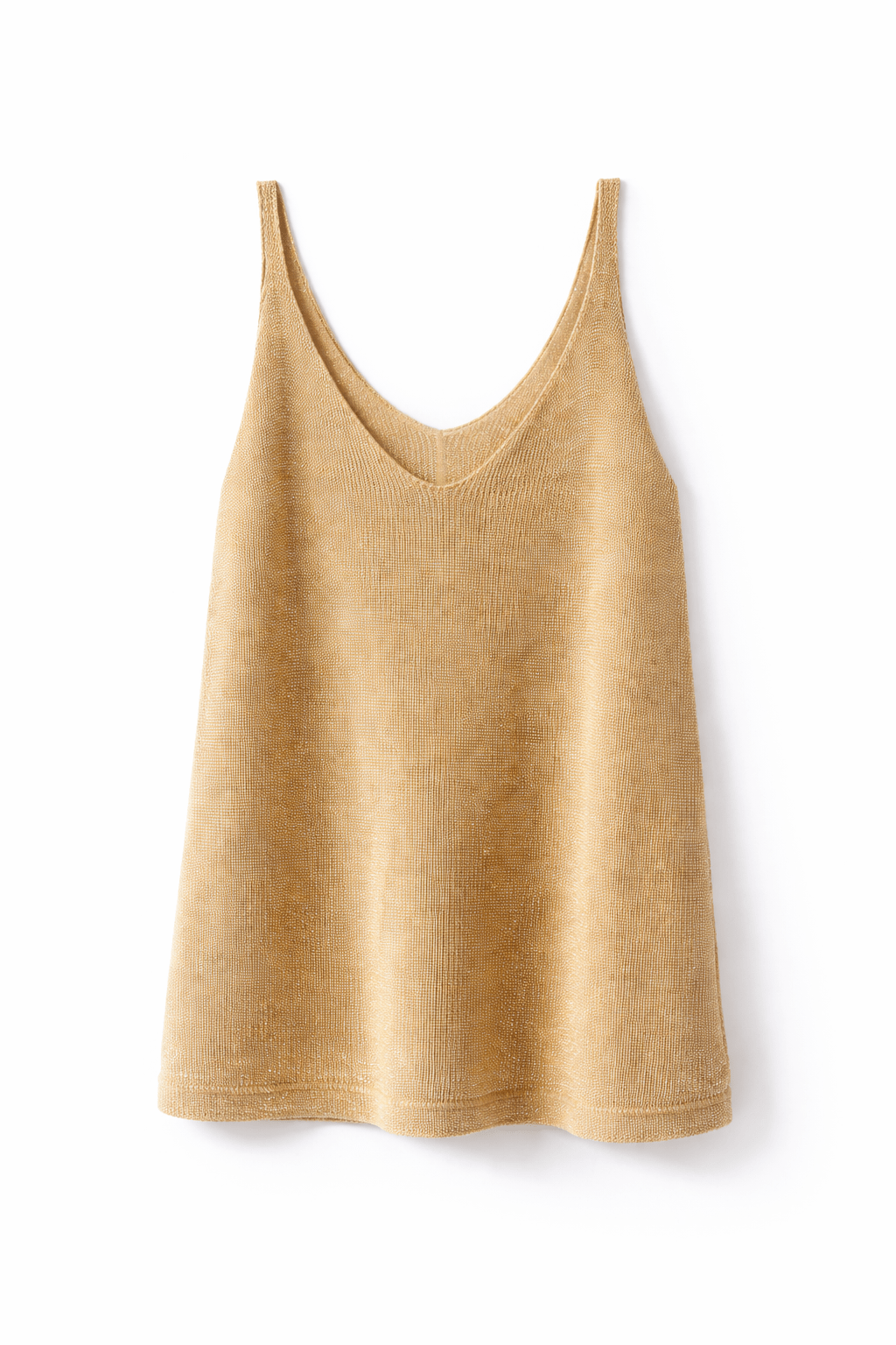 Feinstricktop in Camel