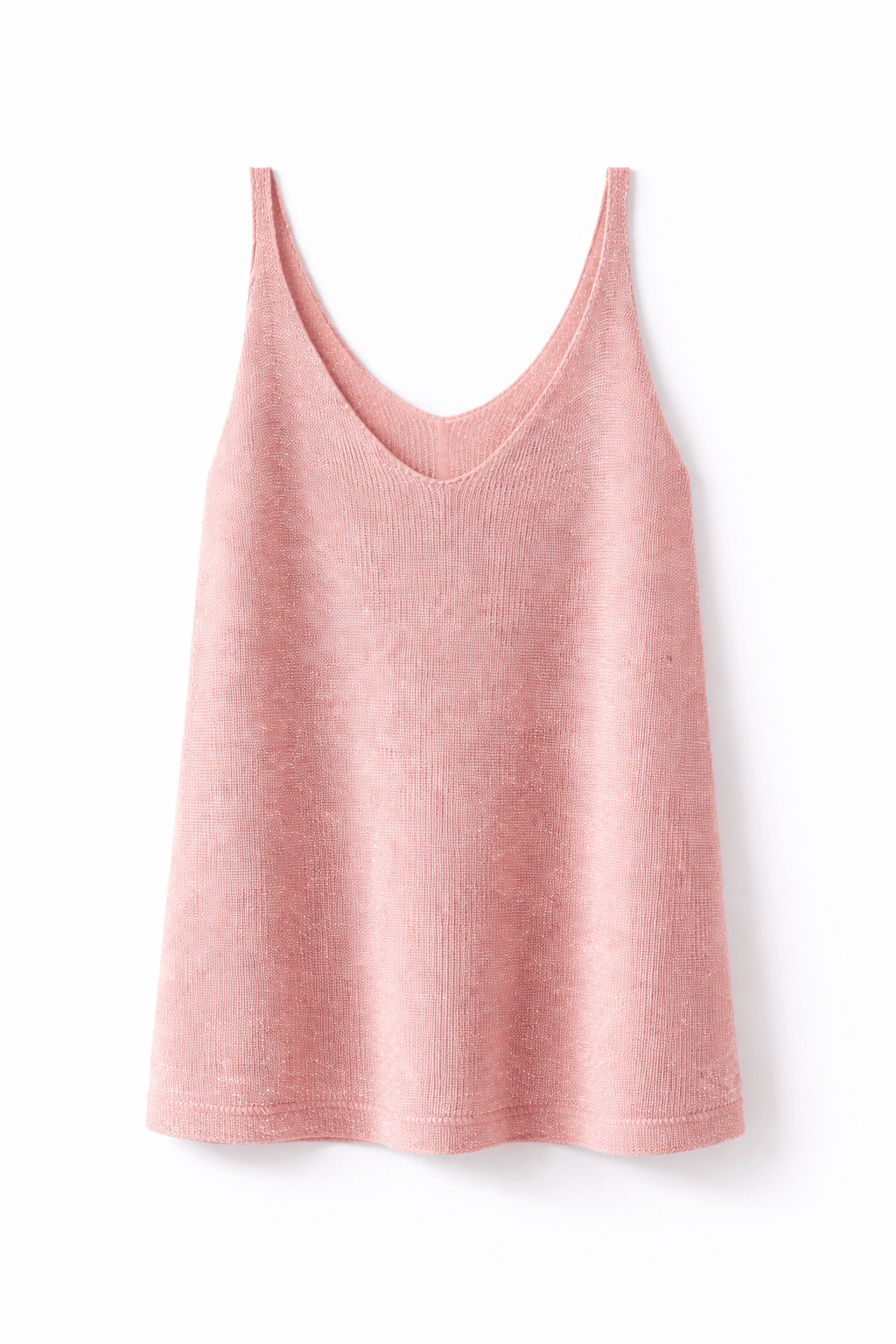 Feinstricktop in Rosa