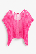 Häkelshirt in Pink